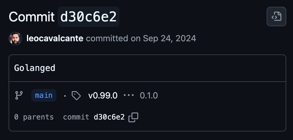 Um Ano de "Golanged"